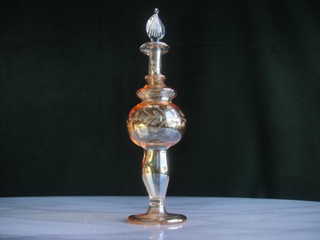 【老時光 OLD-TIME】早期二手中東玻璃香水瓶(瑕疵