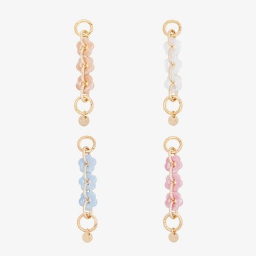 S'AIME 琥珀花朵延長鍊 琥珀花朵吊飾 鍊條飾品 花朵配件 包包吊飾 包包鍊條 包配件 包包延長鍊