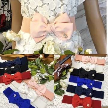 (時尚精選腰封彈力伸縮版)台灣出貨#專員品檢#🎀🎀珍珠彈性鬆緊腰帶🎀🎀寬度6公分