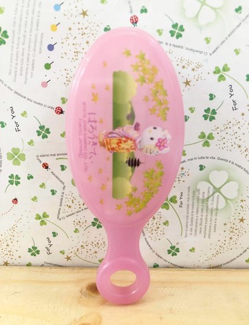 【震撼精品百貨】Hello Kitty 凱蒂貓-日本SANRIO三麗鷗 KITTY梳子-和風粉*01287