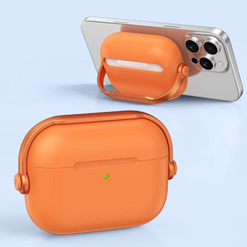 多功能耳機套 創意耳機鎖扣 無線充 適用 AirPods 4代 AirPods 1 2 3 Pro 2 3 保護殼