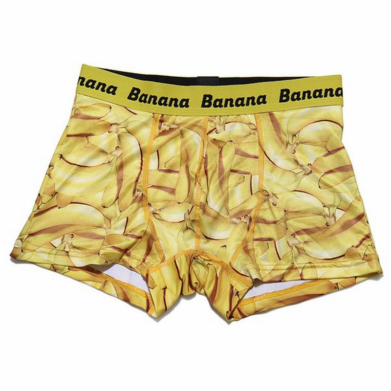Cuw バナナ柄 ボクサーパンツ ボクサーブリーフ 前とじ 可愛い ギフト プレゼント 男性用 メンズインナー ボクサー 通販 Lineポイント最大0 5 Get Lineショッピング