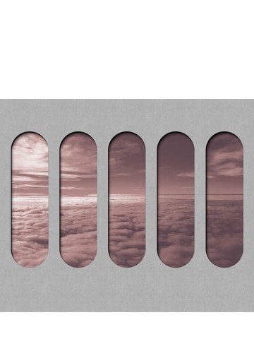 Proiezioni Grey Vinyl Wallpaper