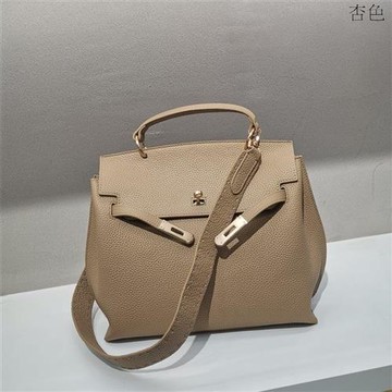 【巴黎精品】手提包真皮側背包-單肩通勤斜跨大容量女包包3色a1bh40