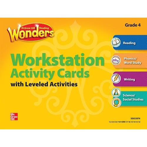 Reading Wonders  Grade  Workstation Activity Cards Package (Hardcover)