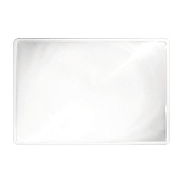 CARSON 卡薾紳 Page 硬式書頁放大鏡 2倍放大 輕薄好攜帶  1個  Clear