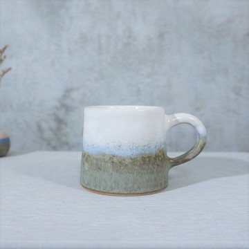 青灰末小山形杯-約200ml,茶杯,馬克杯,水杯,咖啡杯