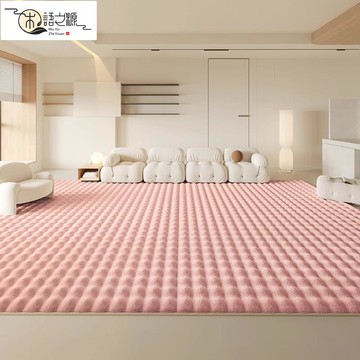 免運 現貨速發兔兔絨暖感地毯客廳冬季臥室床邊毯厚新款茶幾飄窗毯房間地墊