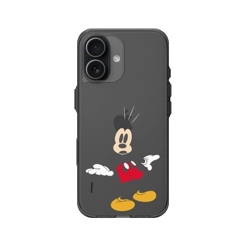 iPhone 17 Clear (相機按鈕) 酷墨灰 - 迪士尼-米奇 Mickey - 黑標款-米奇只有彩色