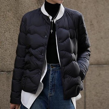 【巴黎精品】現貨+預購 頂級真羽絨外套90%鵝絨羽絨衣秋冬外套保暖大碼休閒女裝-輕薄蓄熱女外套2色a1lm10