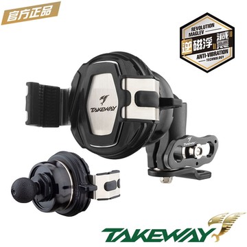 TAKEWAY 黑隼2手機座（逆磁浮減震後照鏡防盜版）
