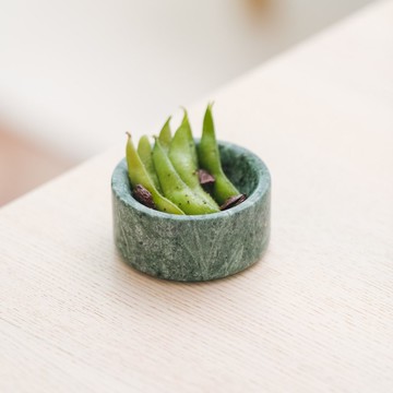 大理石小碟/醬油碟 多用途收納  (台灣蛇紋石)