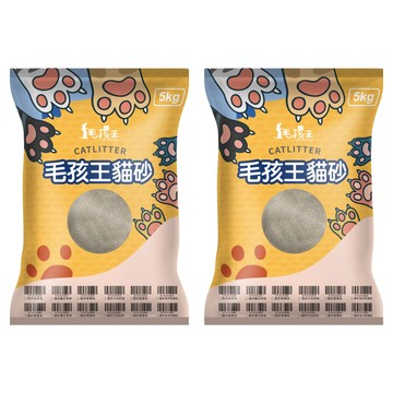 毛孩王貓砂 細貓砂 5kg  檸檬味  2袋