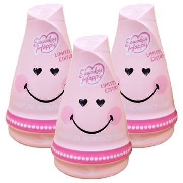 小林製藥 Sawaday Happy 室內芳香劑  120g  3瓶  浪漫玫瑰