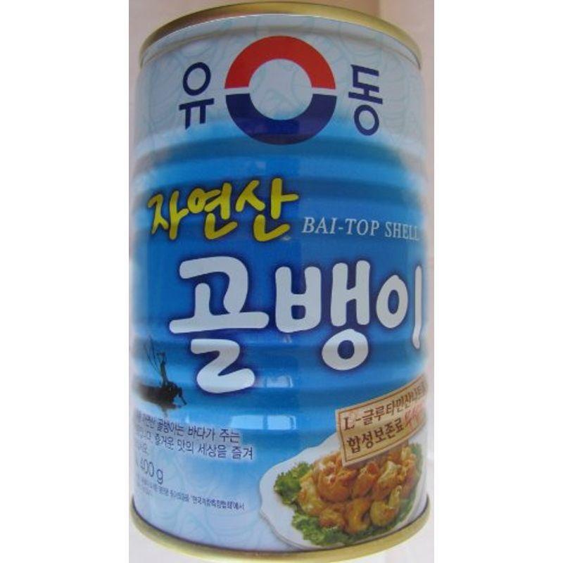 韓サイ*韓国缶詰自然産 つぶ貝 缶詰 400ｇ