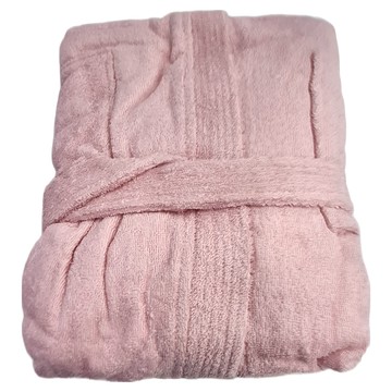 五星飯店指定款 高品質純棉浴袍 七分袖 淺粉色 L 120x60cm  1件