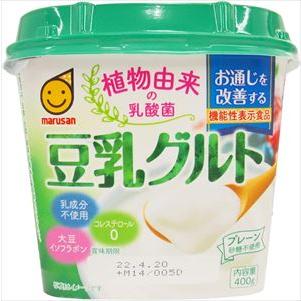 送料無料 マルサンアイ 豆乳グルト 400g×6個 砂糖不使用 乳成分不使用 クール