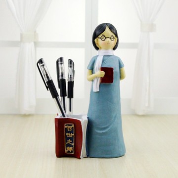 送老師的紀念禮物教師節書桌課桌筆筒擺件畢業禮品模型擺件