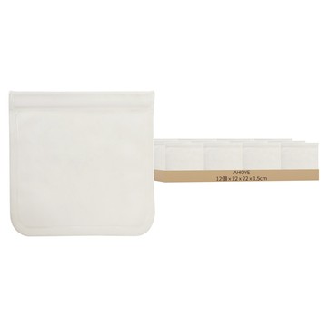 AHOYE PEVA矽膠保鮮食物袋  22 x 22 x 1.5cm  12個  1組