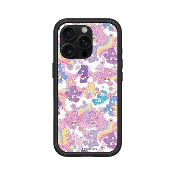 iPhone 16 Pro Mod NX 黑 - Care Bears - 粉紫樂園