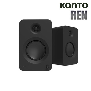 Kanto REN 立體聲書架藍牙音響-黑色款