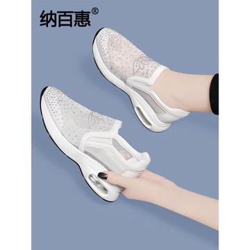 小白鞋女2025新款爆款百搭休閑運動網鞋夏季薄款透氣網面網紗單鞋