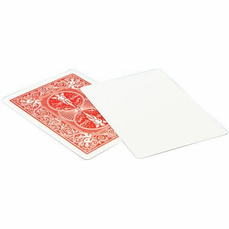 バイスクルマジックカード ブランクフェイス赤 Pcm07 キャンセル返品不可 出荷グループ A 他の商品と同梱制限有 通販 Lineポイント最大get Lineショッピング