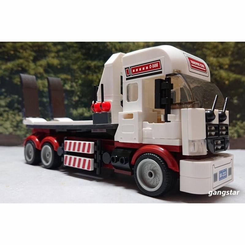 レゴ LEGO ブロック 互換 車 トラック キャリアカー 積載車