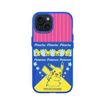 iPhone 15 Clear 激光藍 - 寶可夢 Pokemon - 多彩系列-皮卡丘