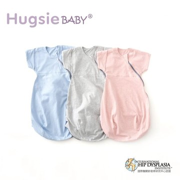 Hugsie BABY 成長蝶型包巾(麻灰/天藍/粉紅)★衛立兒生活館★