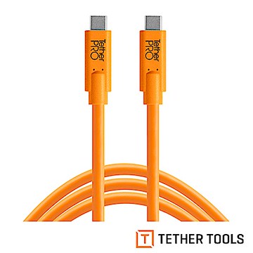 Tether Tools CUC15-ORG Pro傳輸線 USB-C to USB-C