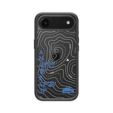 iPhone Air Mod NX -邊框背蓋組合 (相機按鈕) 黑 - Nature Explorers 自然探索指南 - ⾼加索⼭