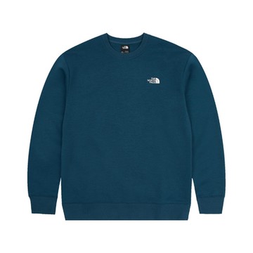 The North Face 北臉 長袖上衣 男款 大學T 運動 M BOX MOUNTAIN RLX CREW 藍 NF0A8AT91NO