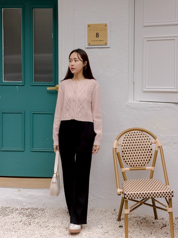 自訂 雪地保暖坑紋褲