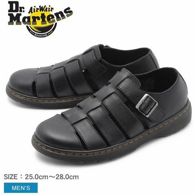 ドクターマーチン サンダル メンズ フェントン Fenton ベルト レザー グラディエーター シューズ 靴 本革 黒 ブランド 春 夏 父の日 通販 Lineポイント最大0 5 Get Lineショッピング