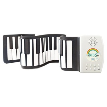 Hand Roll Piano 手捲樂器 49鍵手捲鋼琴  13.5 x 9 x 2 cm  1個  白色