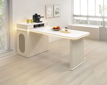 【歐風別館】布蘭達6尺岩板伸縮島台桌【基隆至台中免運費】