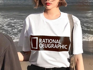 FINDSENSE H1夏季 新款 歐美 簡約 字母印花  時尚  寬鬆 潮牌 情侶短袖 T恤 潮男女 上衣