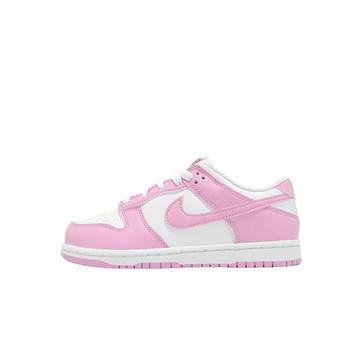 Nike 休閒鞋 Dunk Low PS 中童 小朋友 白 粉 經典 IU7765-125