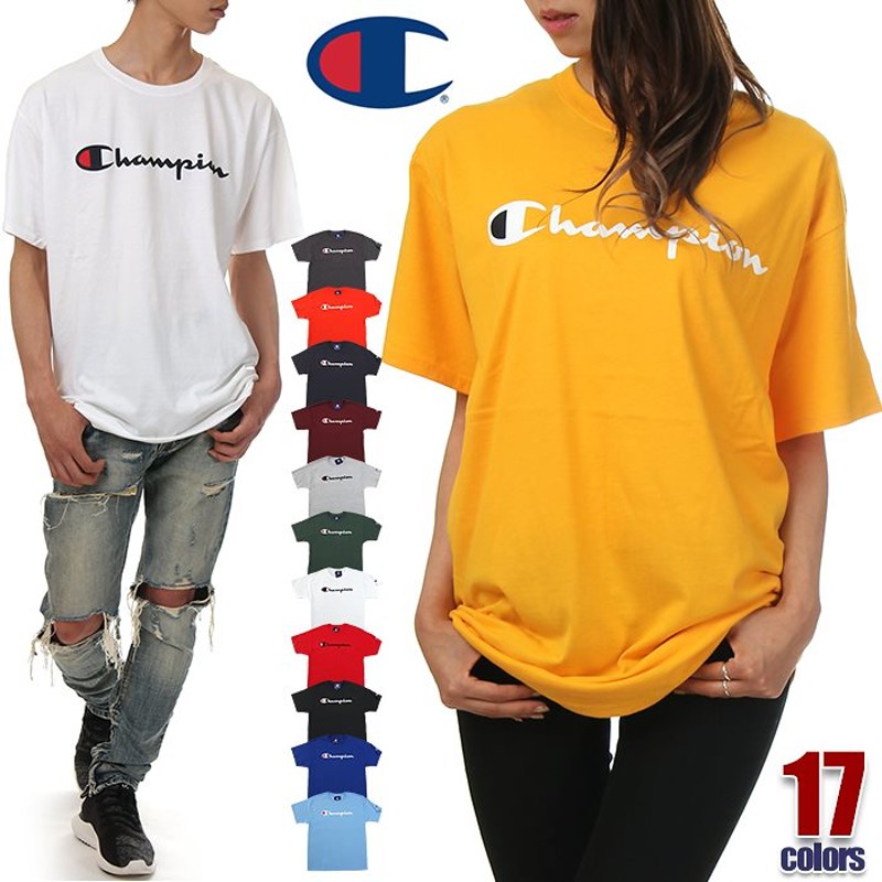 Qoo10限定sale チャンピオン Tシャツ メンズ レディース Champion ビッグt Usaモデル ロゴ 半袖 Tシャツ 大きいサイズ ビッグシルエット ビッグ ビッグサイズ ビッグ 通販 Lineポイント最大1 0 Get Lineショッピング