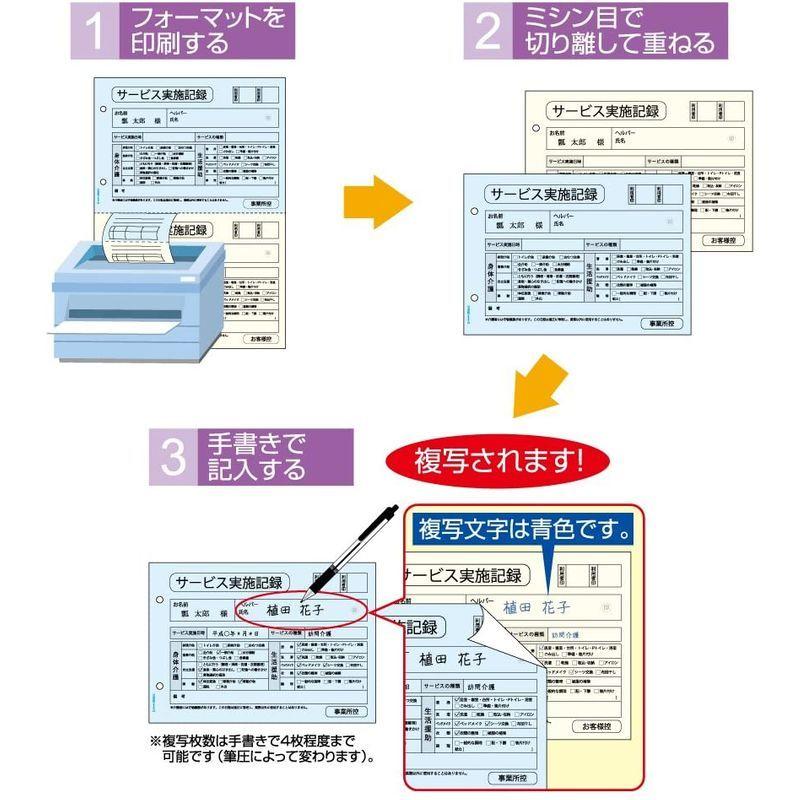 ヒサゴ 複写マルチプリンタ帳票 A4 白紙 3面 6穴 100枚 BPC2005