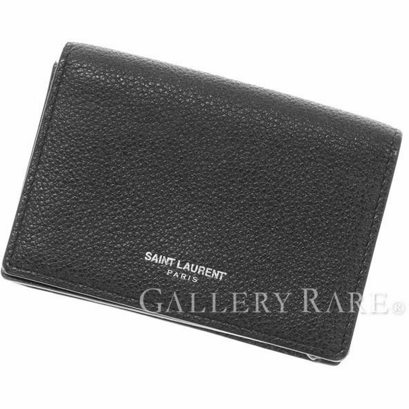 サンローランパリ カードケース ブラック レザー Saint Laurent Paris パスケース 名刺入れ 定期入れ メンズ 通販 Lineポイント最大0 5 Get Lineショッピング