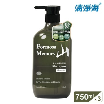 清淨海 森山島讀洗髮精-山 750ml（3入組）_廠商直送