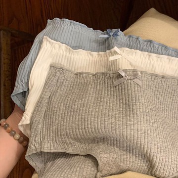 ✨ 精選好物 ✨內褲女 棉抑菌性感女士全棉內褲 女生中腰無痕透氣收腹大碼少女三角褲  純棉少女內褲  可愛花邊內褲