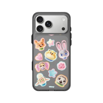 iPhone 17 Pro Max Clear (相機按鈕) 酷墨灰 - Walt Disney Animation Studios - 動物方城市 - 棉花糖