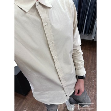 Nor.116 素色素面襯衫-米(NOR2088116)