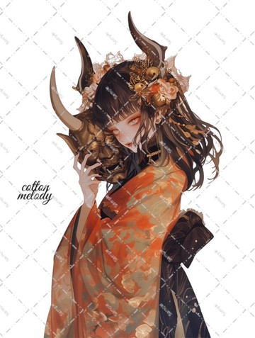 original sticker no.5504 人物貼紙 原創貼紙 人物貼紙 女孩貼紙 原創人物貼紙