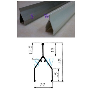 鋁料 4401 人字型百葉片 鋁擠型 45 mm * 22 mm 百葉片 百葉窗 葉片 鋁材 鋁門窗《昇瑋五金》