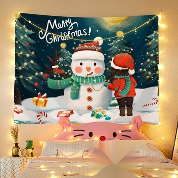 聖誕掛布 - 聖誕樹雪人  150 x 100cm  1個