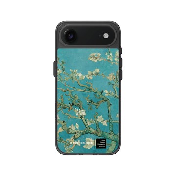 iPhone Air Clear (相機按鈕) 酷墨灰 - Van Gogh Museum - 盛開的杏樹